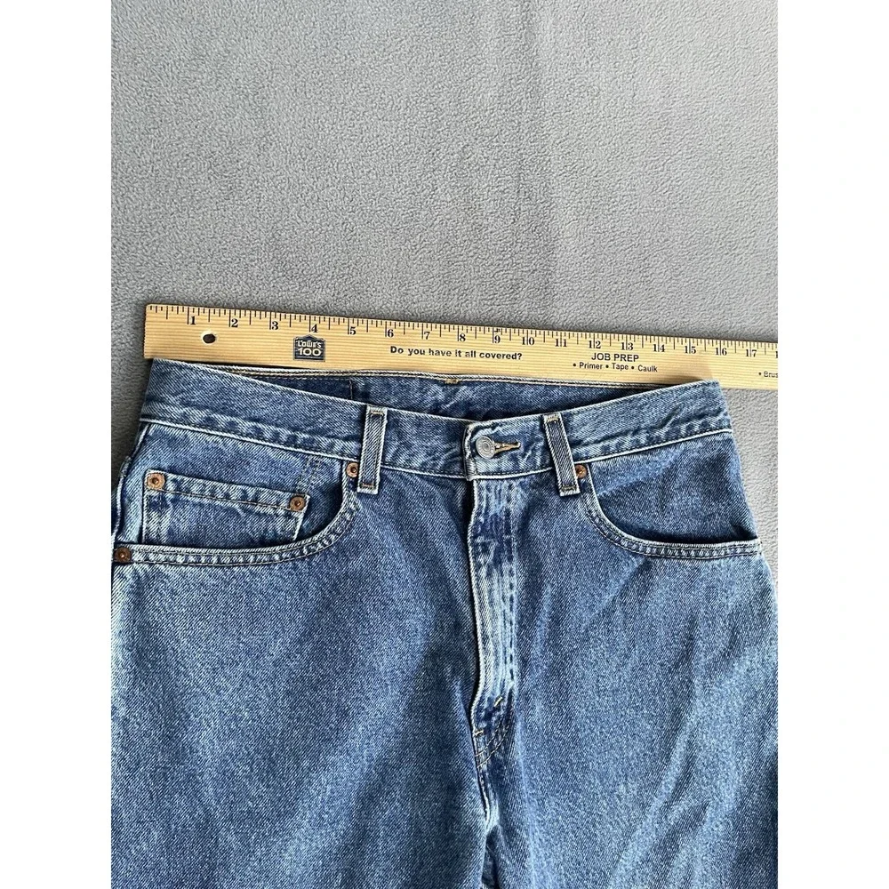 Levi's 505 Regular Straight Leg Jeans Mens 33x30‎ Blue Denim Cotton Medium Wash
